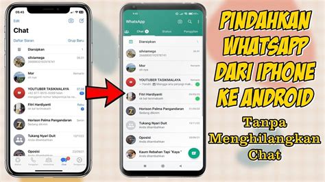 Cara Memindahkan Chat WhatsApp Android ke iPhone Tanpa PC