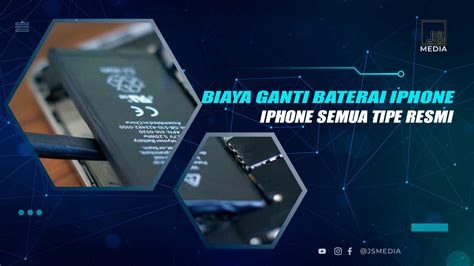 Estimasi Biaya Ganti Baterai iPhone di Service Resmi 2026