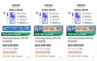 Spesifikasi Lengkap dan Harga Samsung Galaxy A55 5G